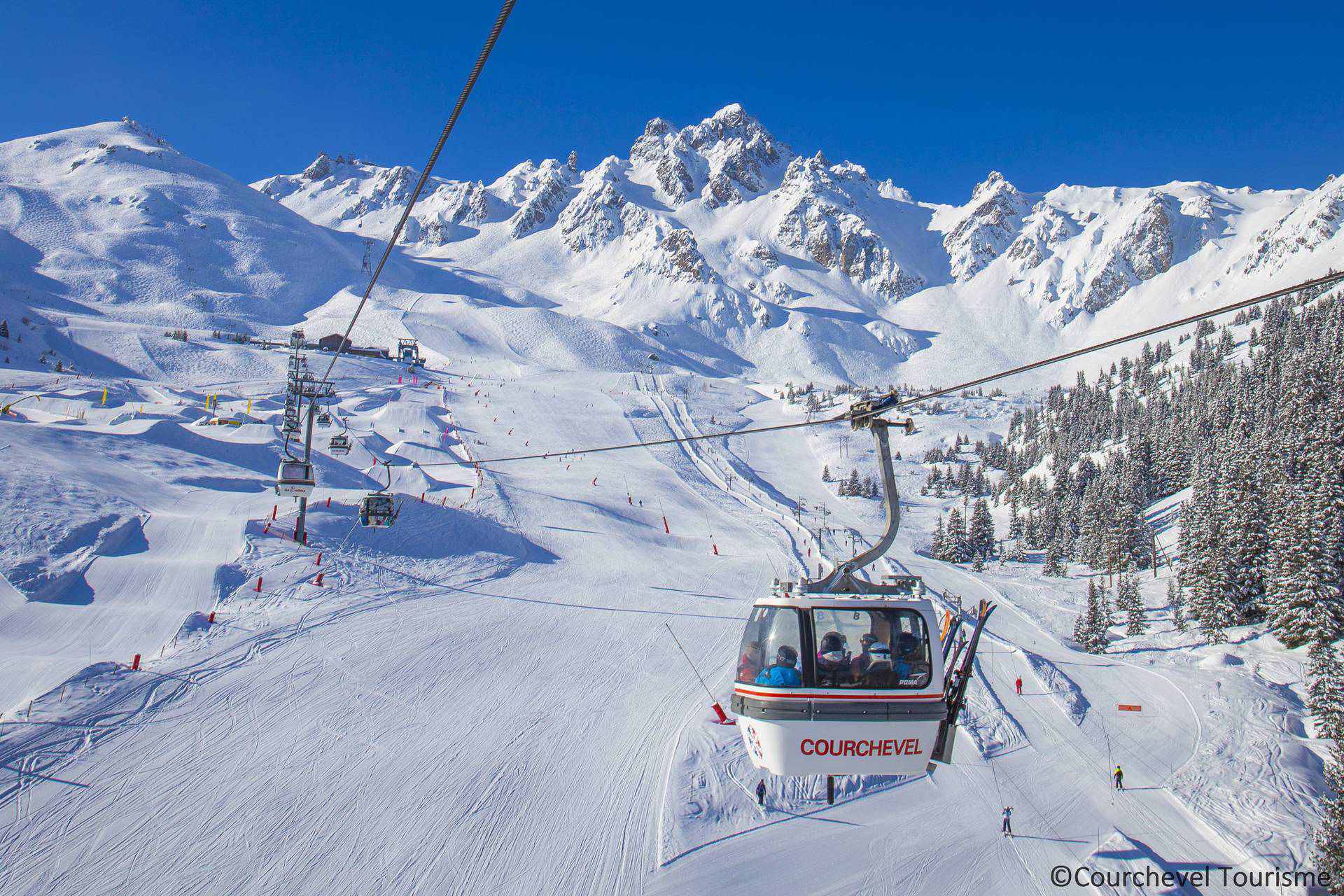 Location à Courchevel travaux en station